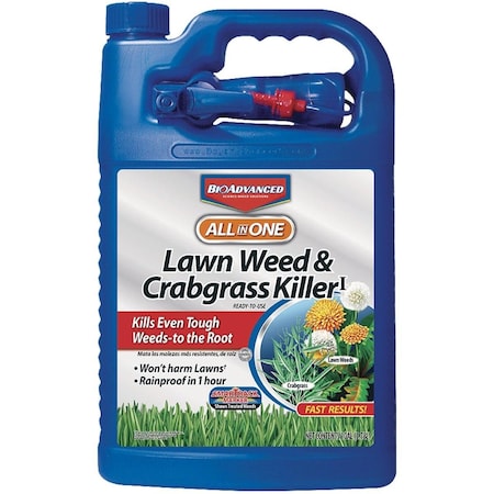 Bioadvanced All-in-1 1 Gal. Ready To Use Trigger Spray Crabgrass & Weed Killer 704130A